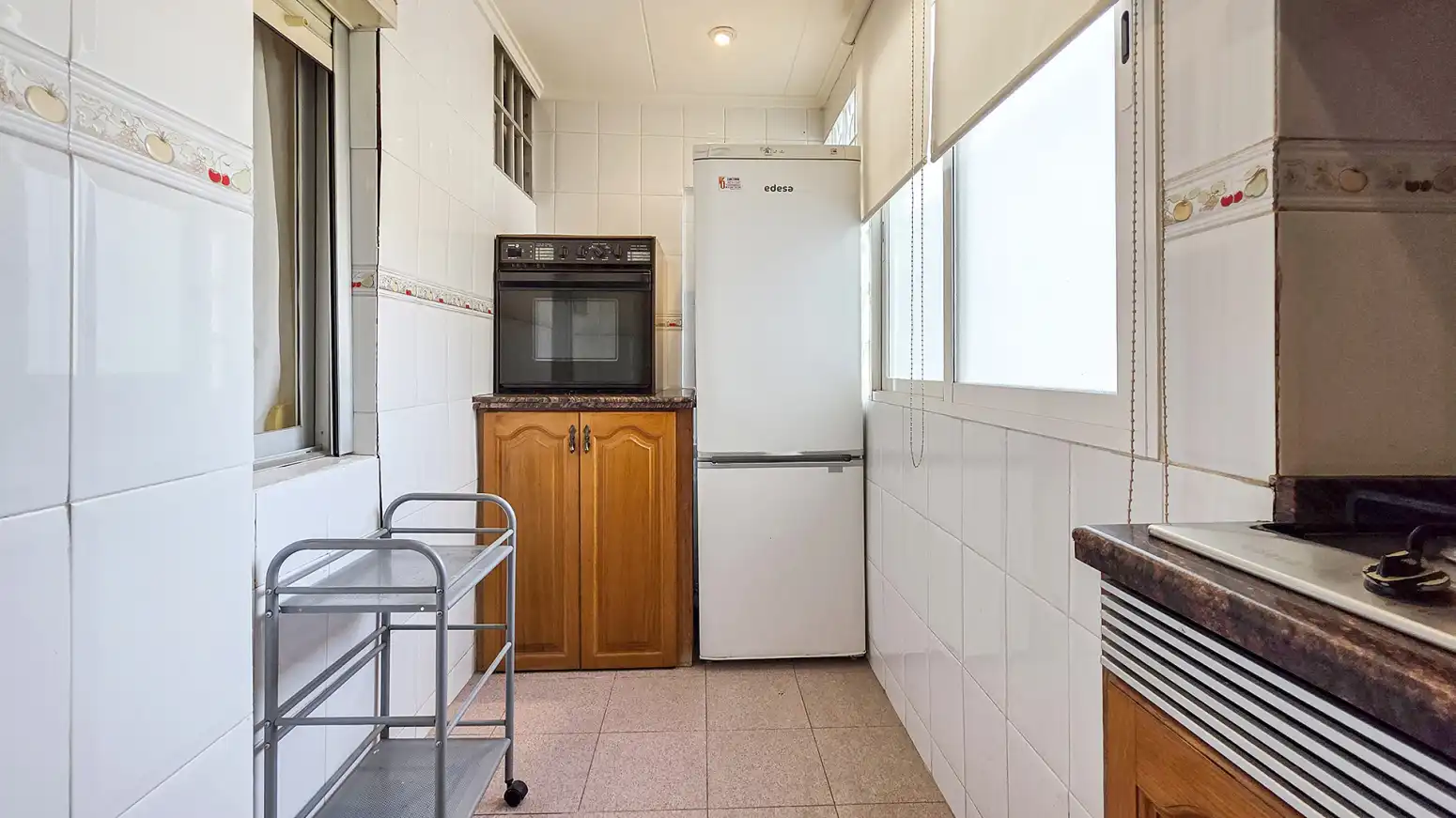 Küche von Wohnung zum Verkauf in Valencia mit Möbliert und Balkon
