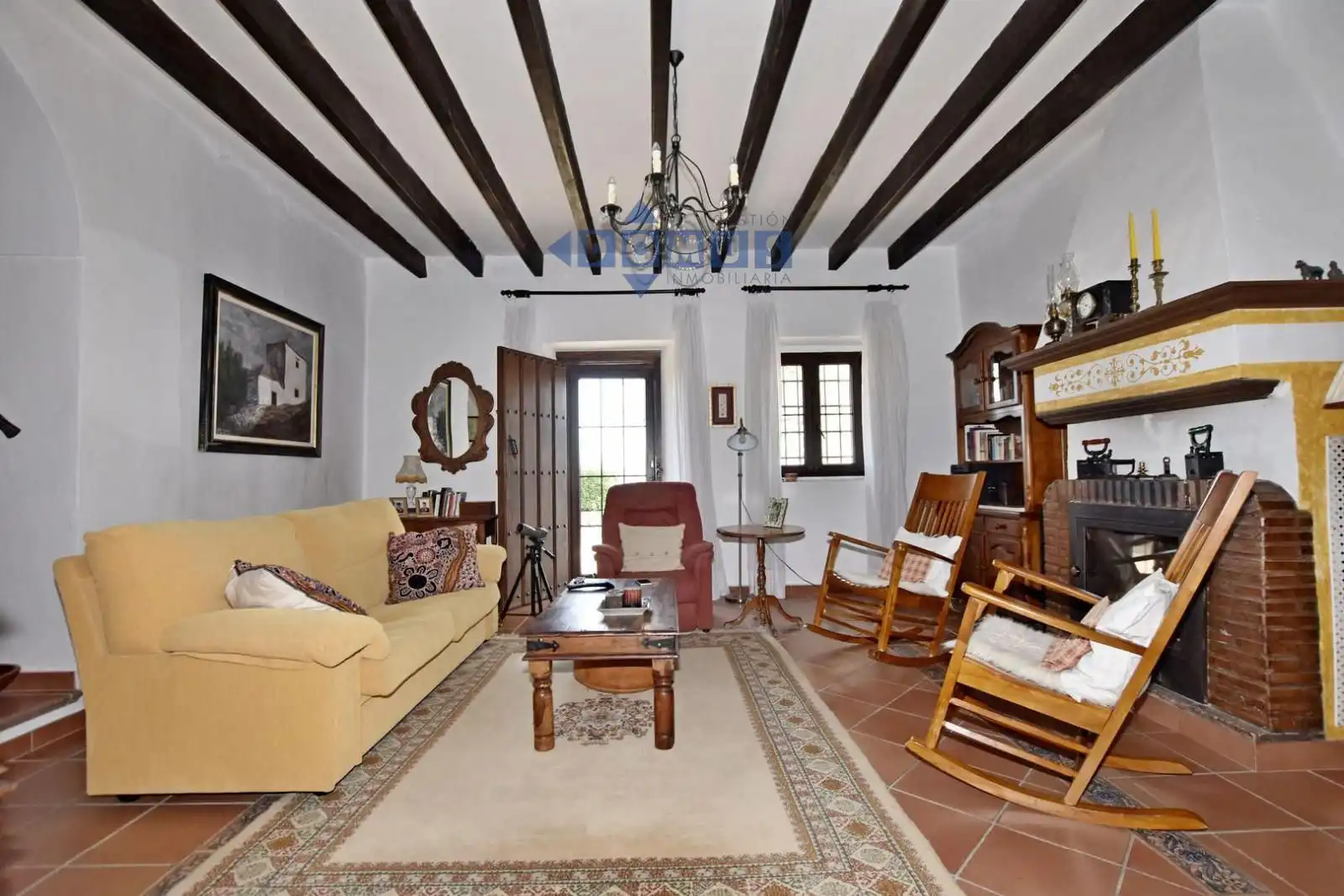 Sala de estar de Finca rústica en venta en Ronda con Calefacción, Jardín privado y Terraza