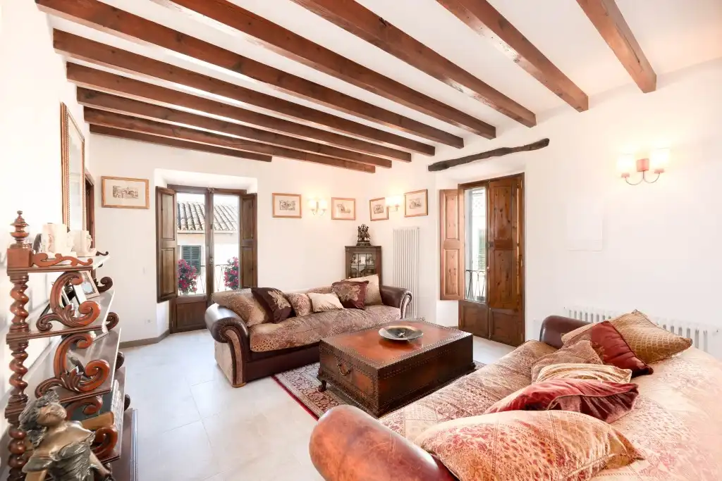 Living room of Country homes for sale in Calvià  with Air Conditioner, Heating and Terrace