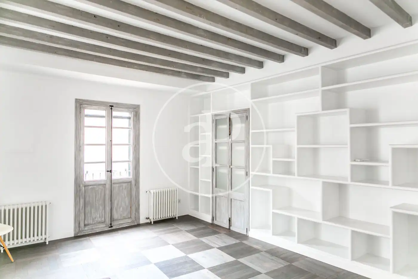 Sala de estar de Piso de alquiler en  Palma de Mallorca con Aire acondicionado, Calefacción y Terraza