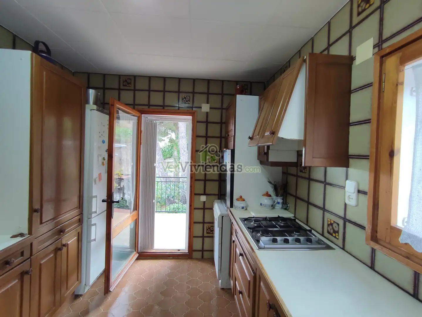 Cocina de Casa o chalet en venta en Vallirana con Calefacción, Jardín privado y Terraza