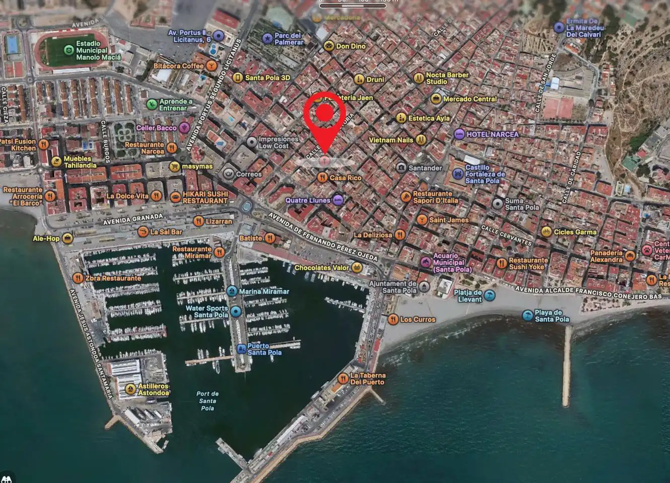Vista exterior de Ático en venta en Santa Pola con Terraza, Trastero y Piscina