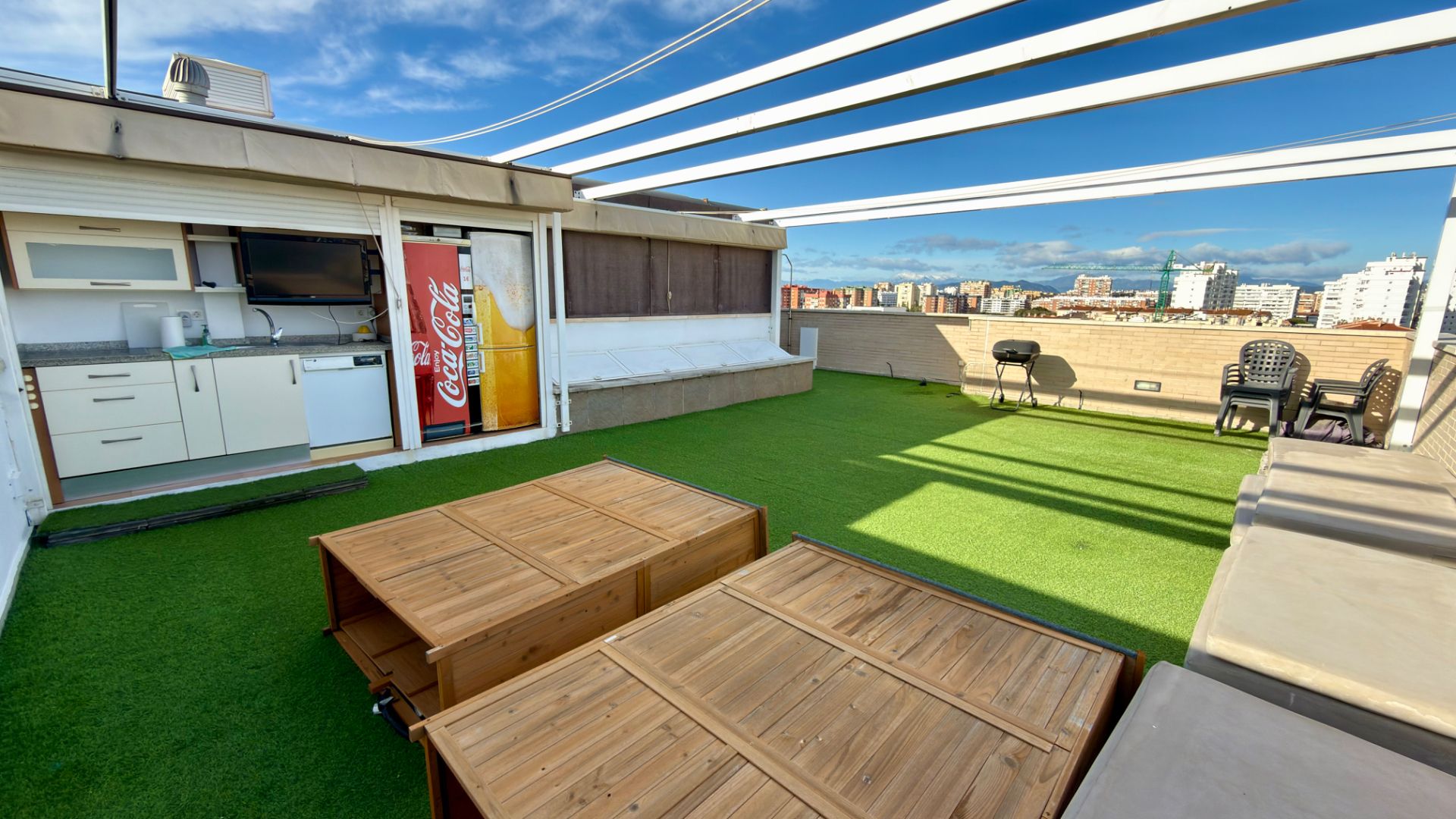 Terrace of Attic to rent in Málaga Capital  with Air Conditioner, Heating and Terrace