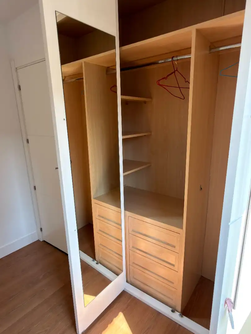 Bedroom of Flat for rent in Madrid  with Air Conditioner, Heating and Parquet flooring