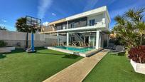 Exterior view of Single-family semi-detached for sale in Santa Pola  with Air Conditioner and Swimming Pool