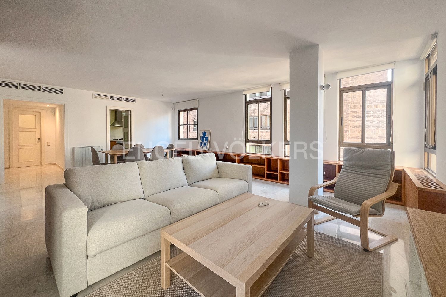 Sala d'estar de Apartament de lloguer en  Valencia Capital amb Aire condicionat, Calefacció i Traster