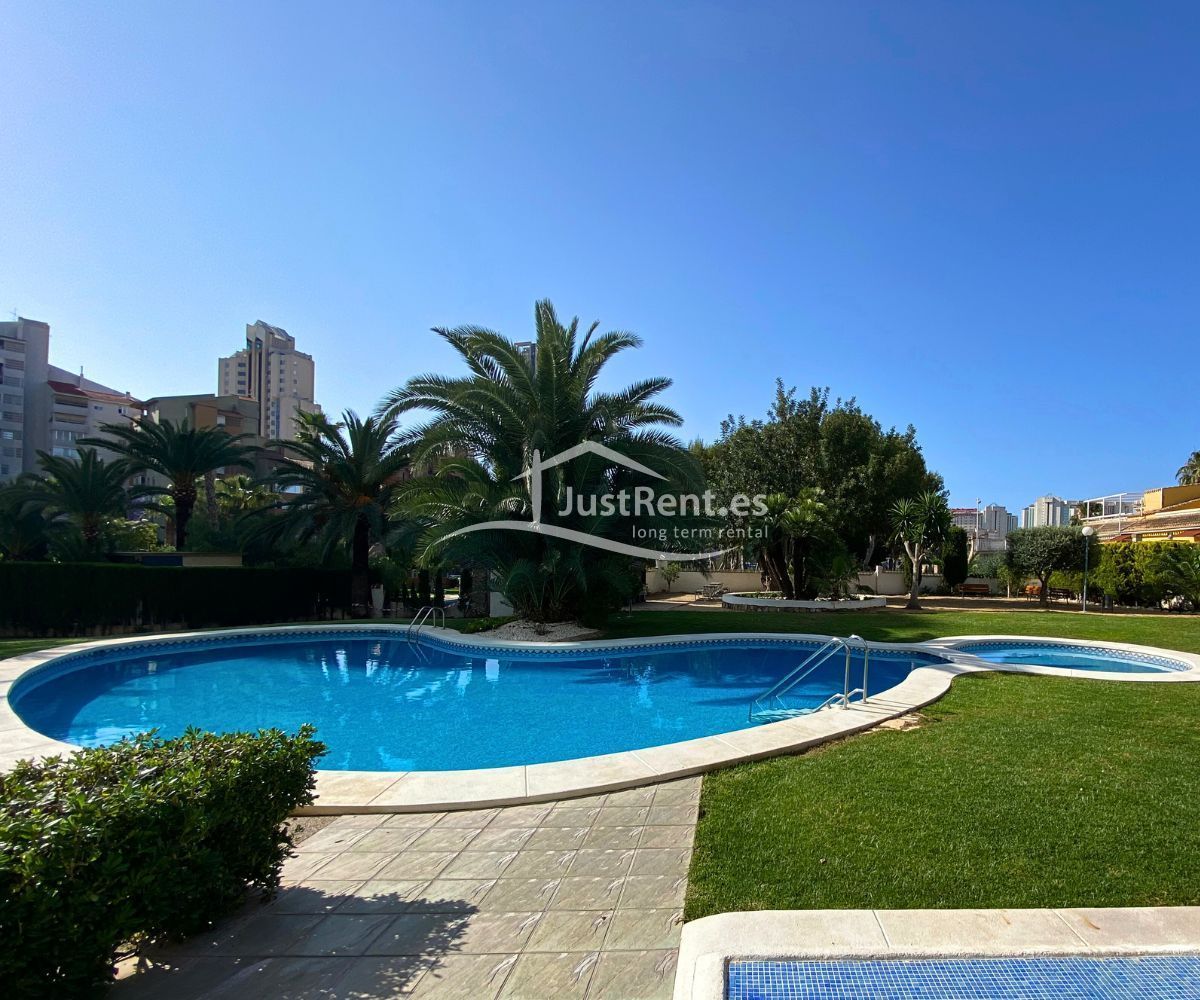 Garden of Flat to rent in Benidorm  with Air Conditioner, Private garden and Terrace