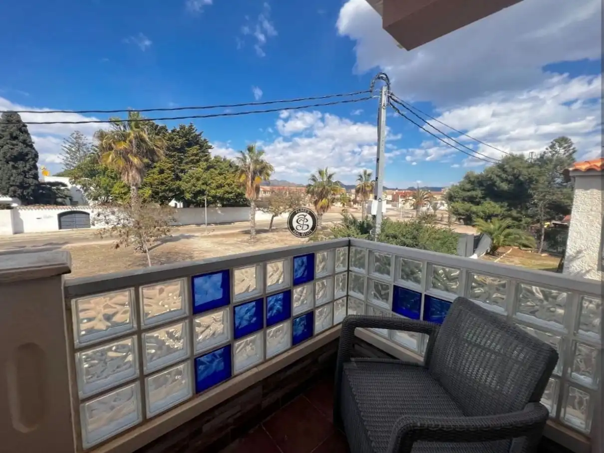 Terraza de Piso para compartir en Mazarrón con Aire acondicionado, Calefacción y Jardín privado