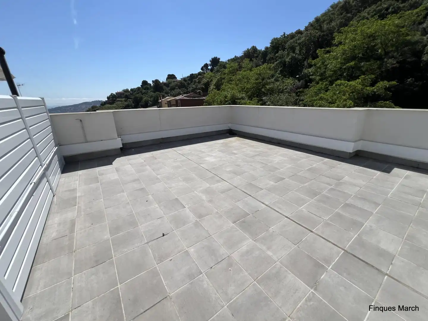 Terraza de Piso de alquiler en Barcelona con Aire acondicionado, Calefacción y Parquet