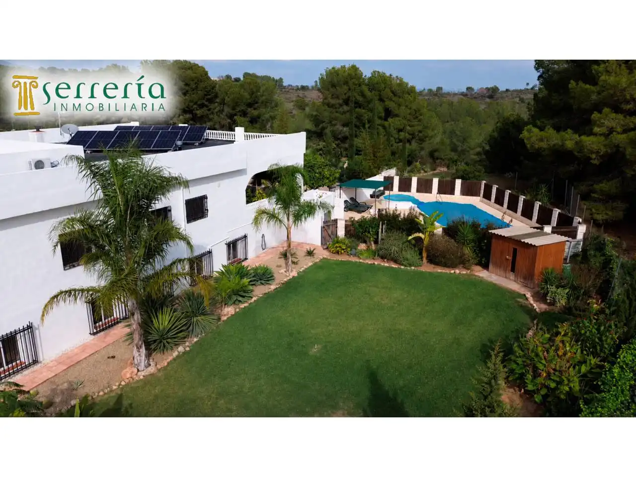 Jardí de Finca rústica en venda en Guadassuar amb Aire condicionat, Jardí privat i Terrassa