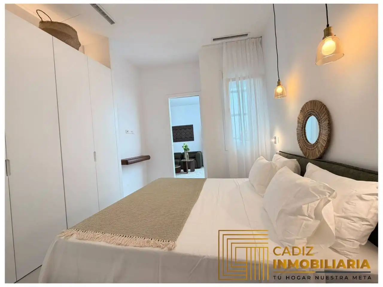 Bedroom of Flat for sale in Cádiz  with Air Conditioner and Furnished