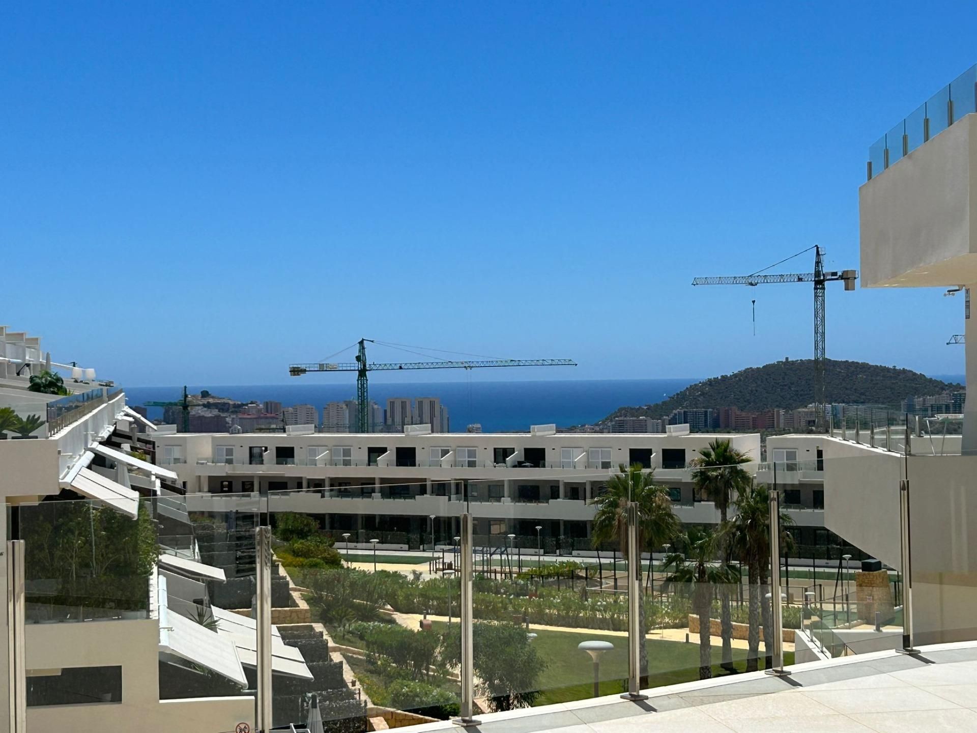 Exterior view of Apartment to rent in Finestrat  with Air Conditioner, Heating and Private garden