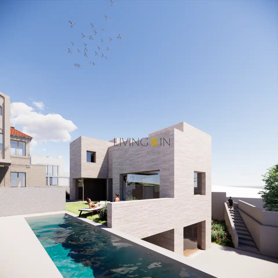 Vista exterior de Casa o chalet en venta en Esplugues de Llobregat con Aire acondicionado, Jardín privado y Terraza