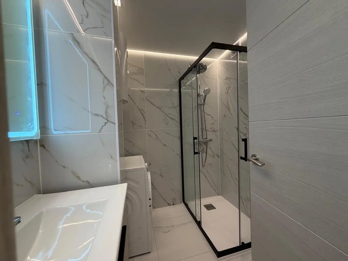Baño de Apartamento en venta en Calpe / Calp con Aire acondicionado, Calefacción y Terraza