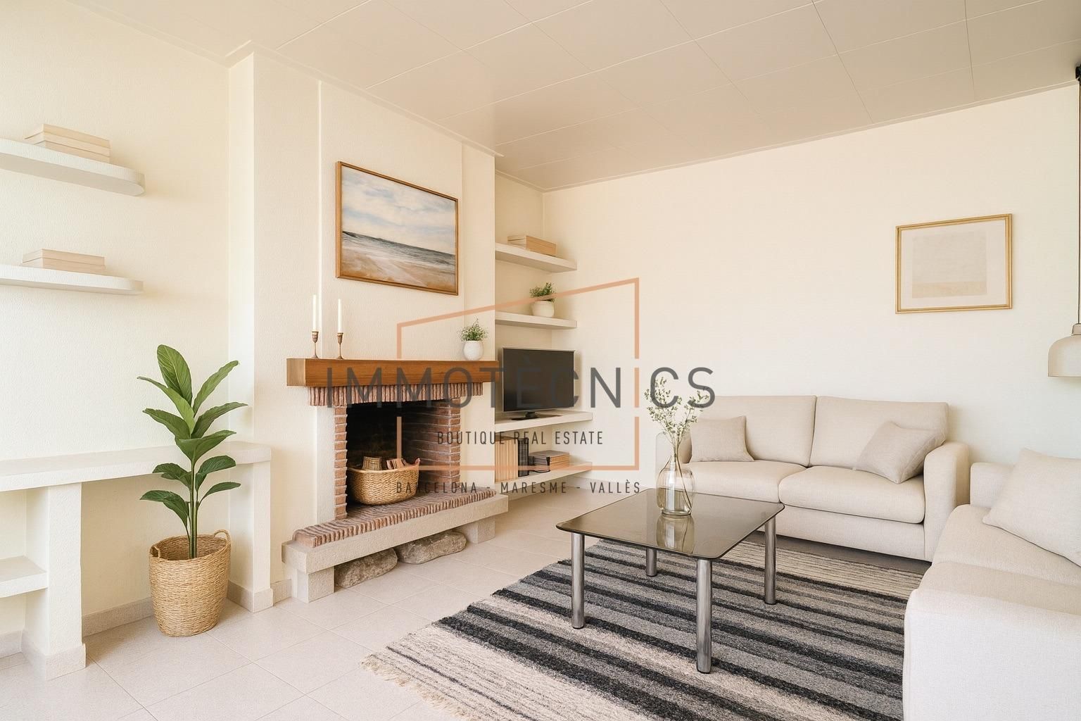 Living room of House or chalet for sale in Canet de Mar  with Air Conditioner, Heating and Private garden
