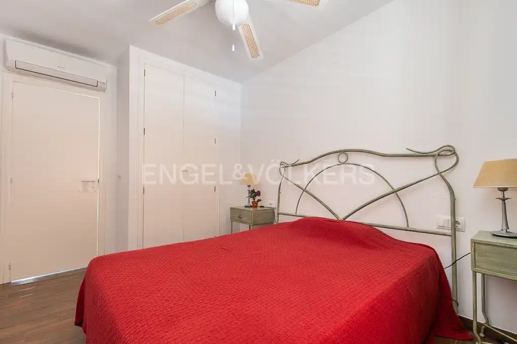 Bedroom of Houses for rent in Castellón de la Plana / Castelló de la Plana  with Air Conditioner, Heating and Private garden