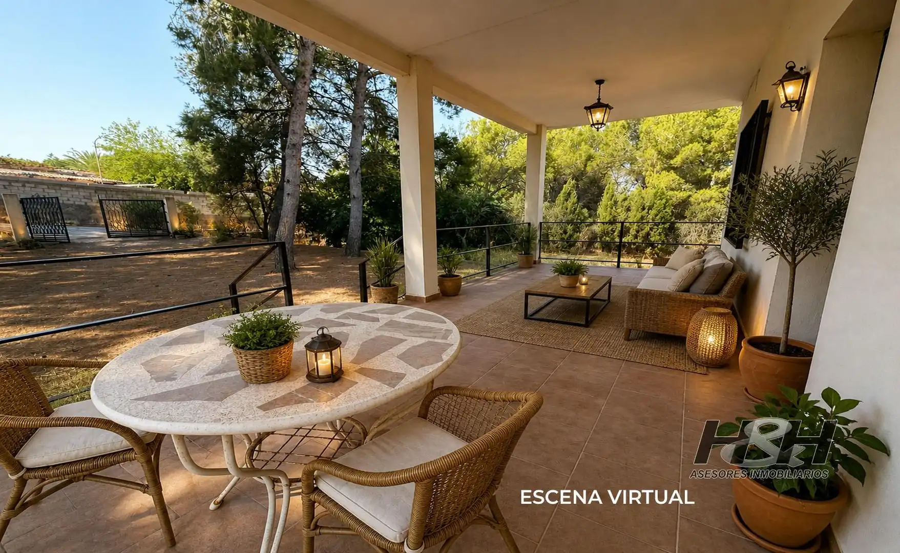 Terrassa de Casa o xalet en venda en Godella amb Jardí privat i Terrassa