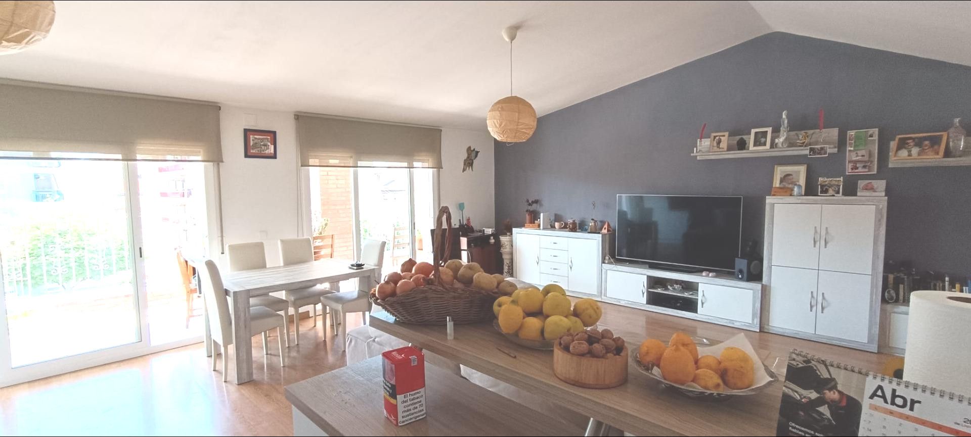 Living room of Flat for sale in Calafell  with Heating, Private garden and Parquet flooring