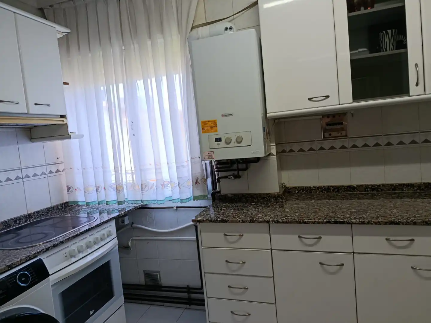Küche von Wohnung zum Verkauf in Bilbao  mit Heizung und Möbliert