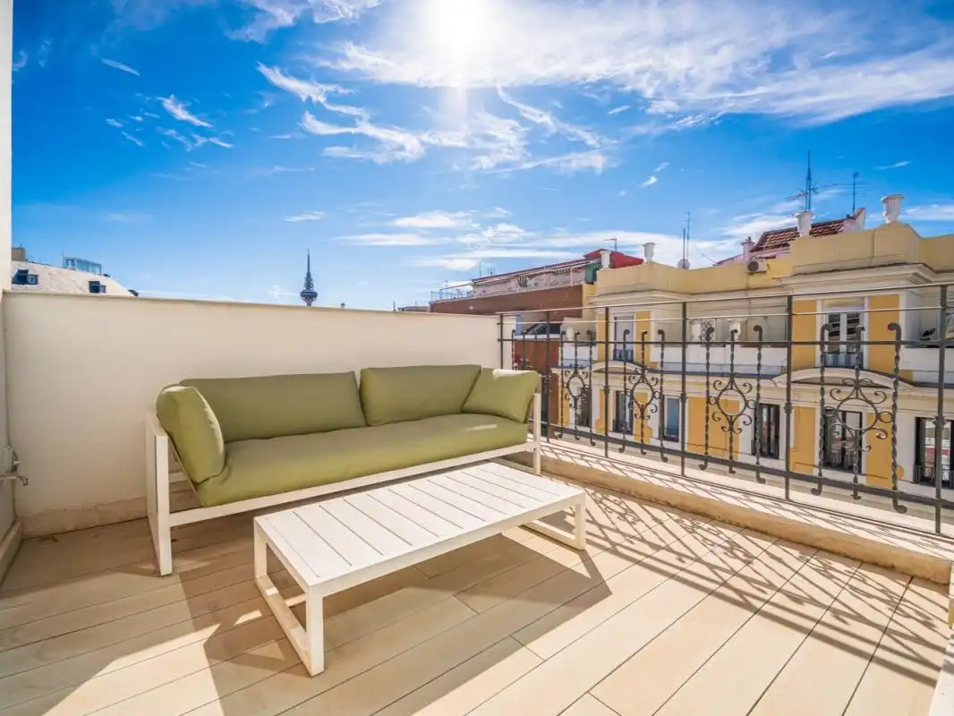 Terraza de Ático de alquiler en Madrid con Aire acondicionado, Calefacción y Terraza