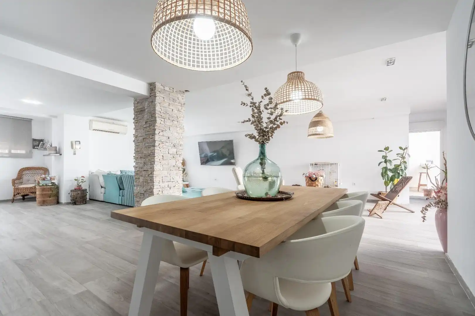 Dining room of Houses for sale in Valencia  with Private garden, Terrace and Swimming Pool