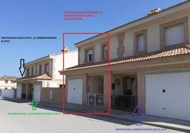 Vista exterior de Casa adosada en venda en Hormigos
