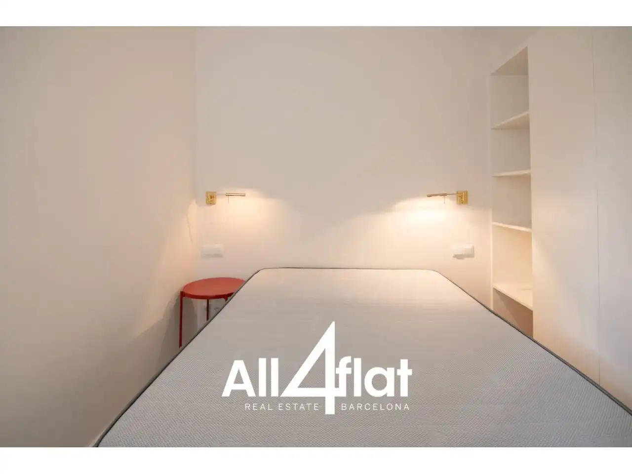 Bedroom of Flat for sale in Barcelona  with Air Conditioner, Parquet flooring and Terrace