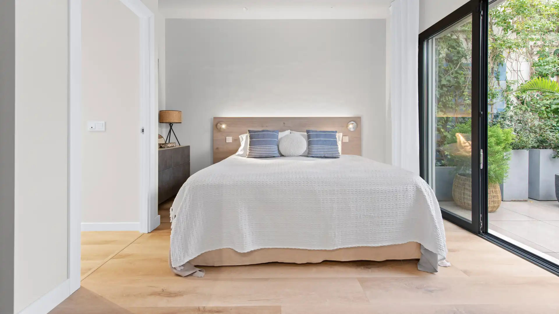 Schlafzimmer von Haus oder Chalet zum Verkauf in  Palma de Mallorca mit Klimaanlage, Heizung und Terrasse