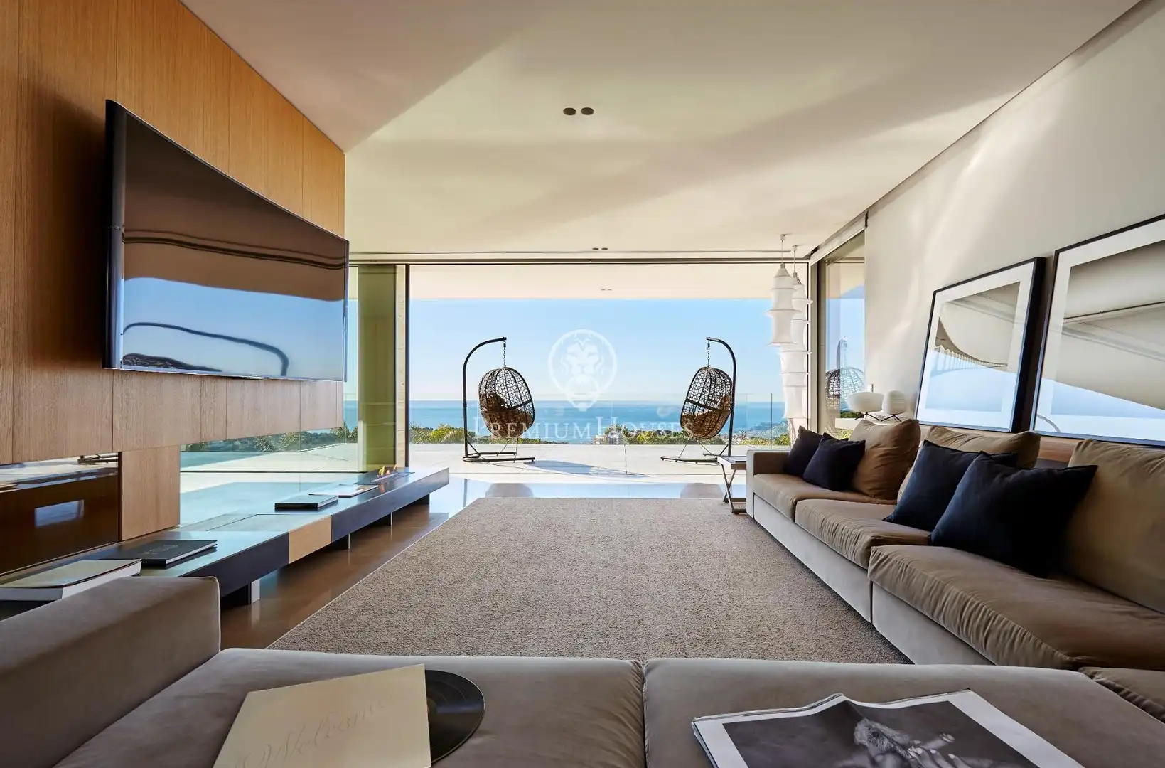 Sala de estar de Casa o chalet de alquiler en Lloret de Mar con Calefacción, Jardín privado y Piscina