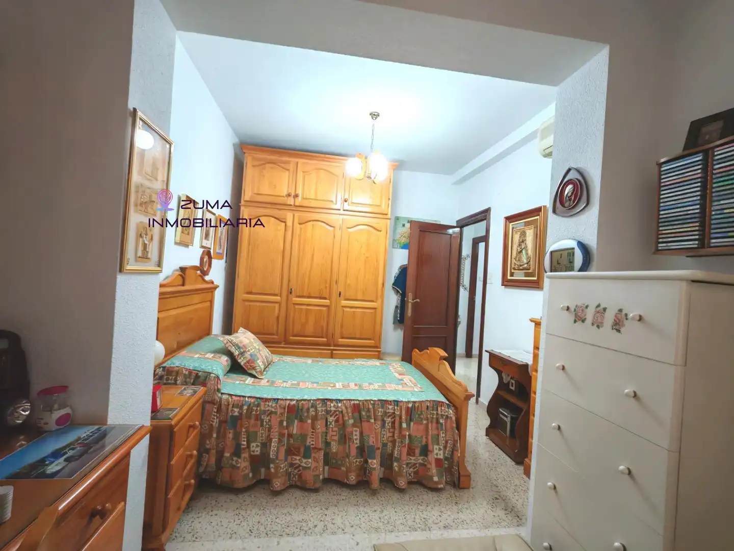 Habitación de Casa adosada en venta en Málaga con Aire acondicionado, Calefacción y Terraza