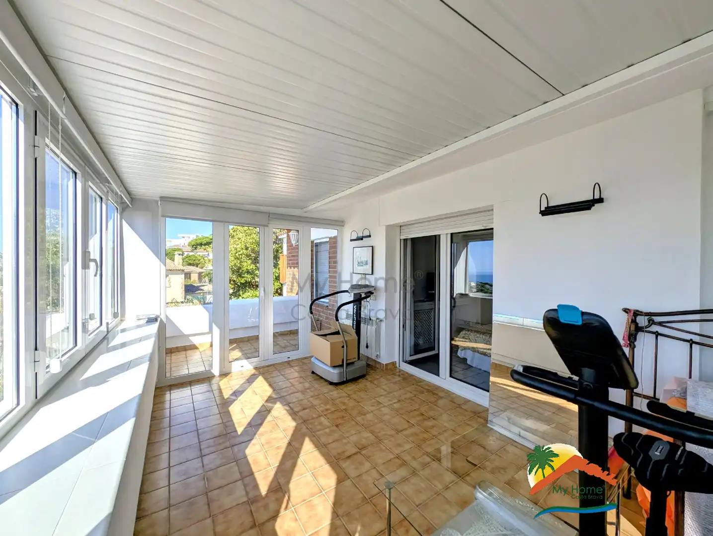 Terraza de Casa o chalet en venta en Lloret de Mar con Aire acondicionado, Calefacción y Jardín privado