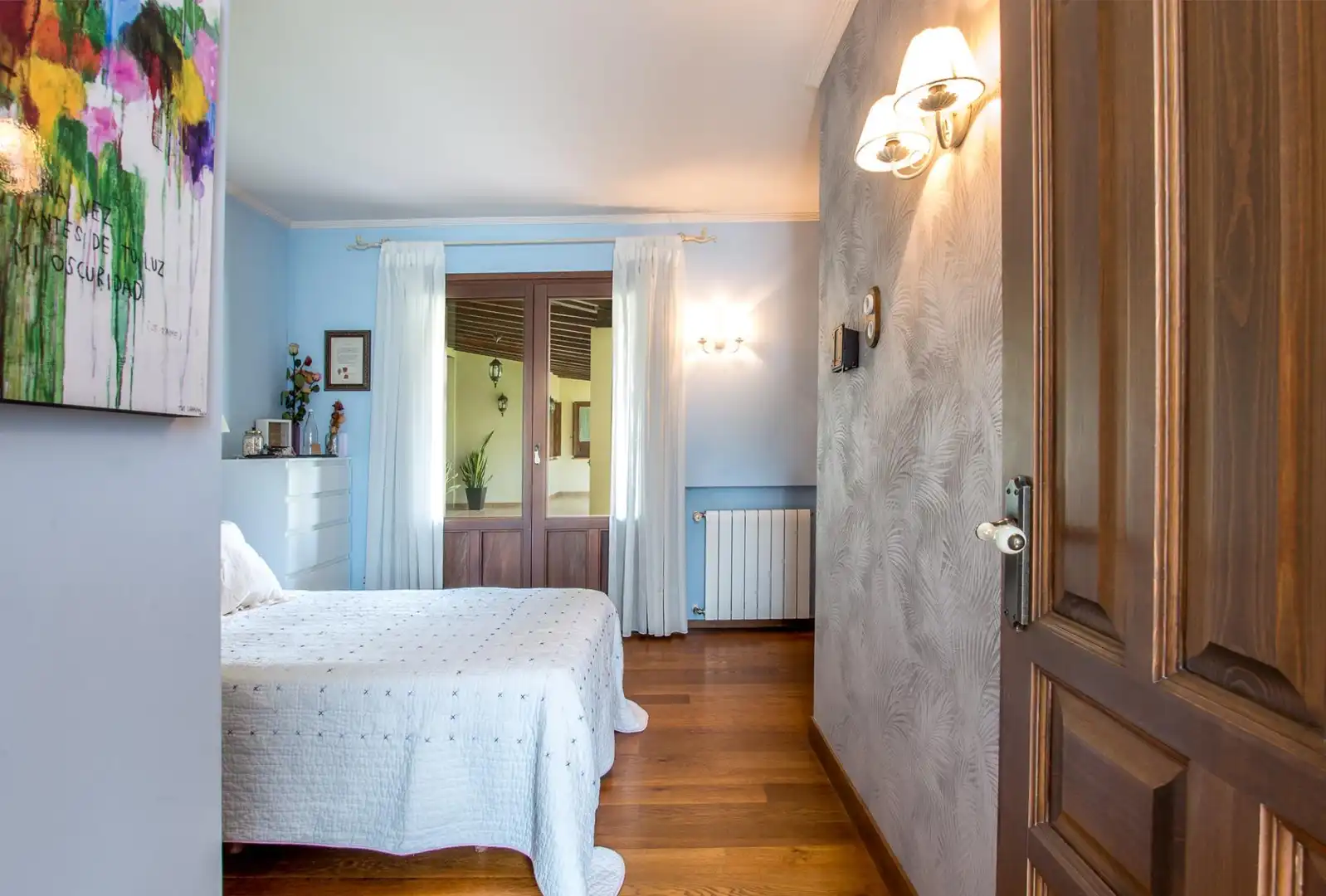 Schlafzimmer von Haus oder Chalet zum Verkauf in Molina de Segura mit Klimaanlage, Heizung und Privatgarten