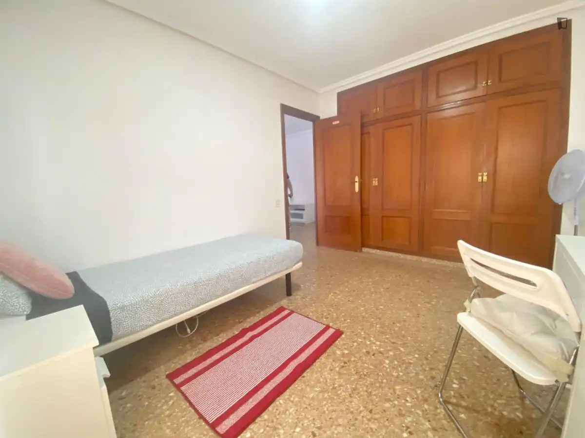 Bedroom of Apartments for rent in Valencia  with Furnished, Oven and Washing machine