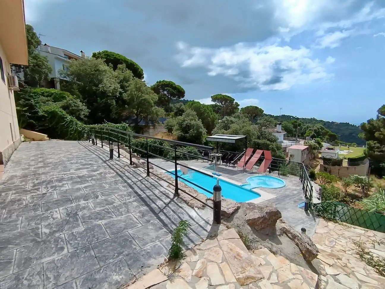 Piscina de Casa o chalet en venta en Sant Cebrià de Vallalta con Aire acondicionado, Calefacción y Jardín privado