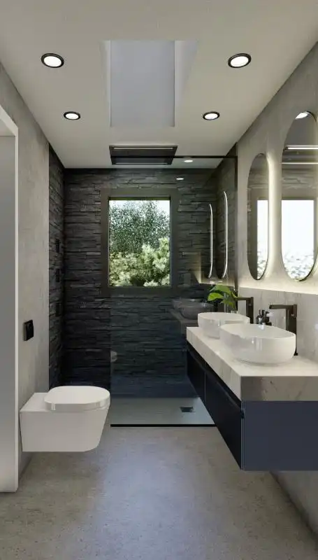 Baño de Casa o chalet en venta en Nuevo Baztán con Calefacción, Jardín privado y Piscina