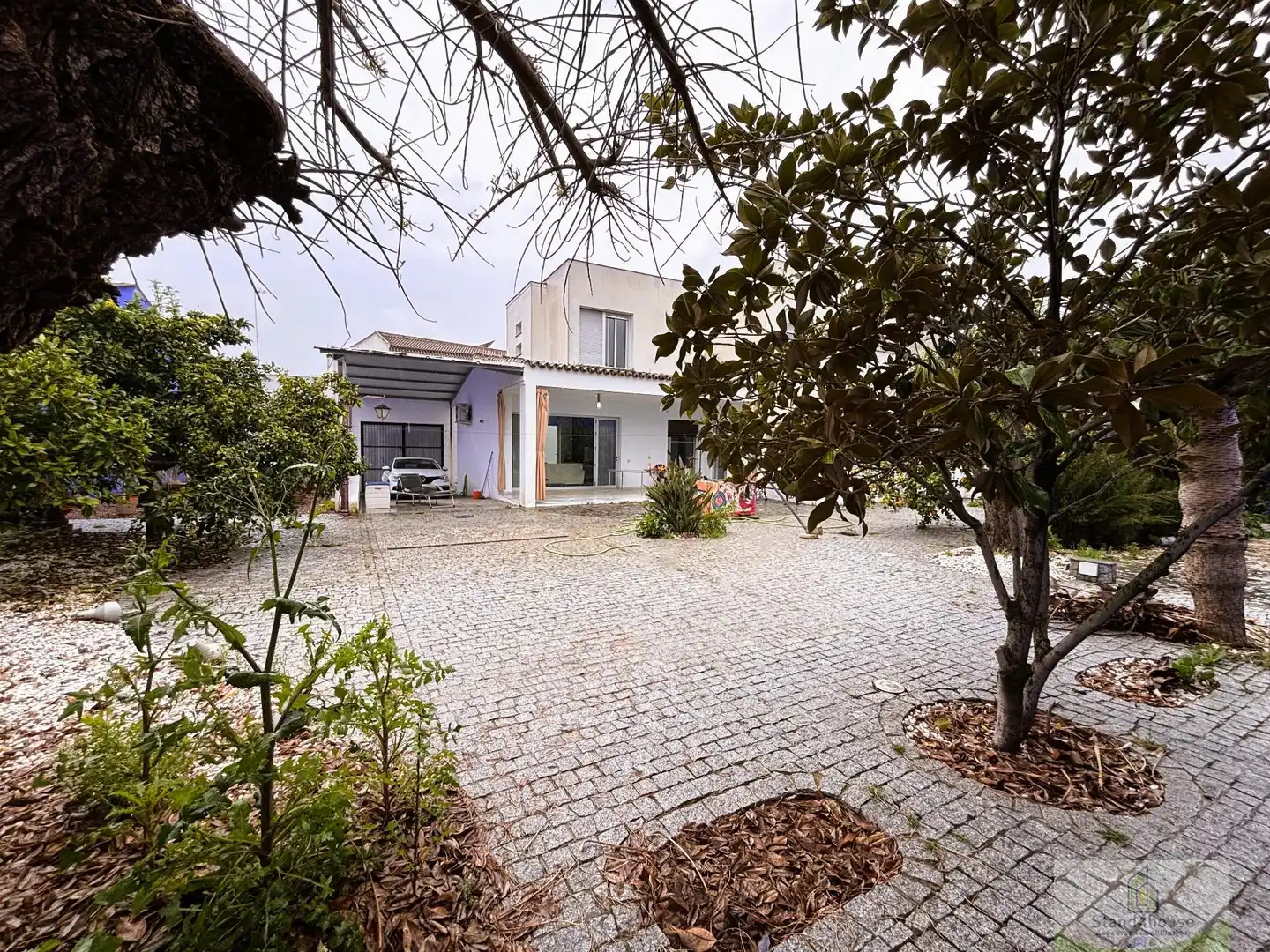 Vista exterior de Casa o chalet en venta en Bollullos Par del Condado con Aire acondicionado, Calefacción y Terraza