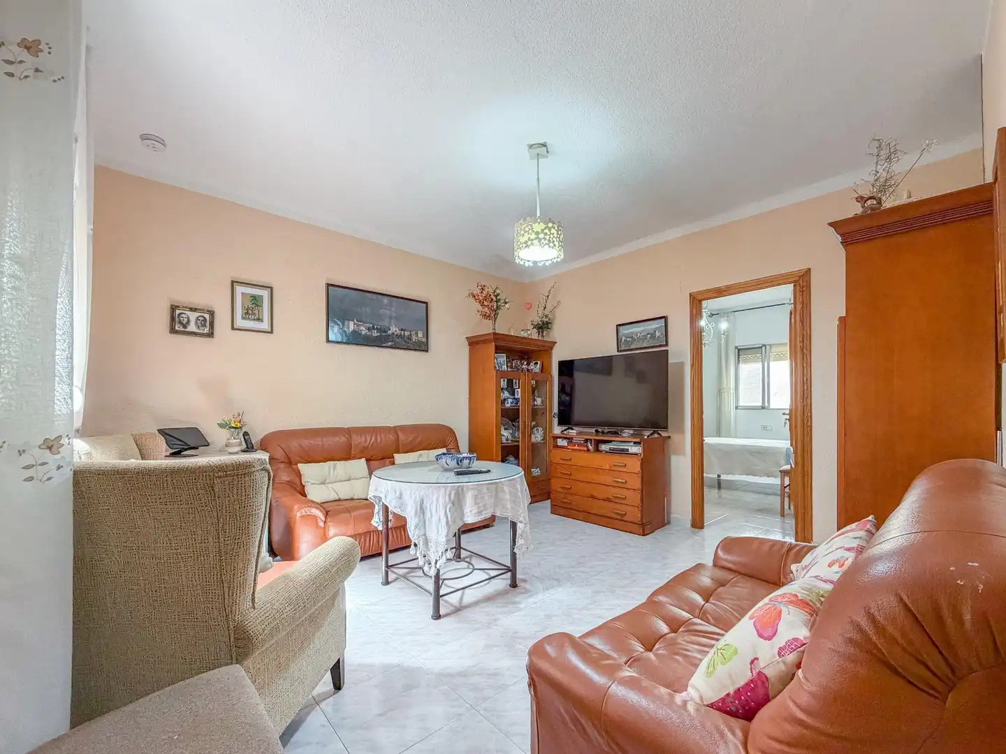 Sala de estar de Piso en venta en Granada con Aire acondicionado, Calefacción y Terraza