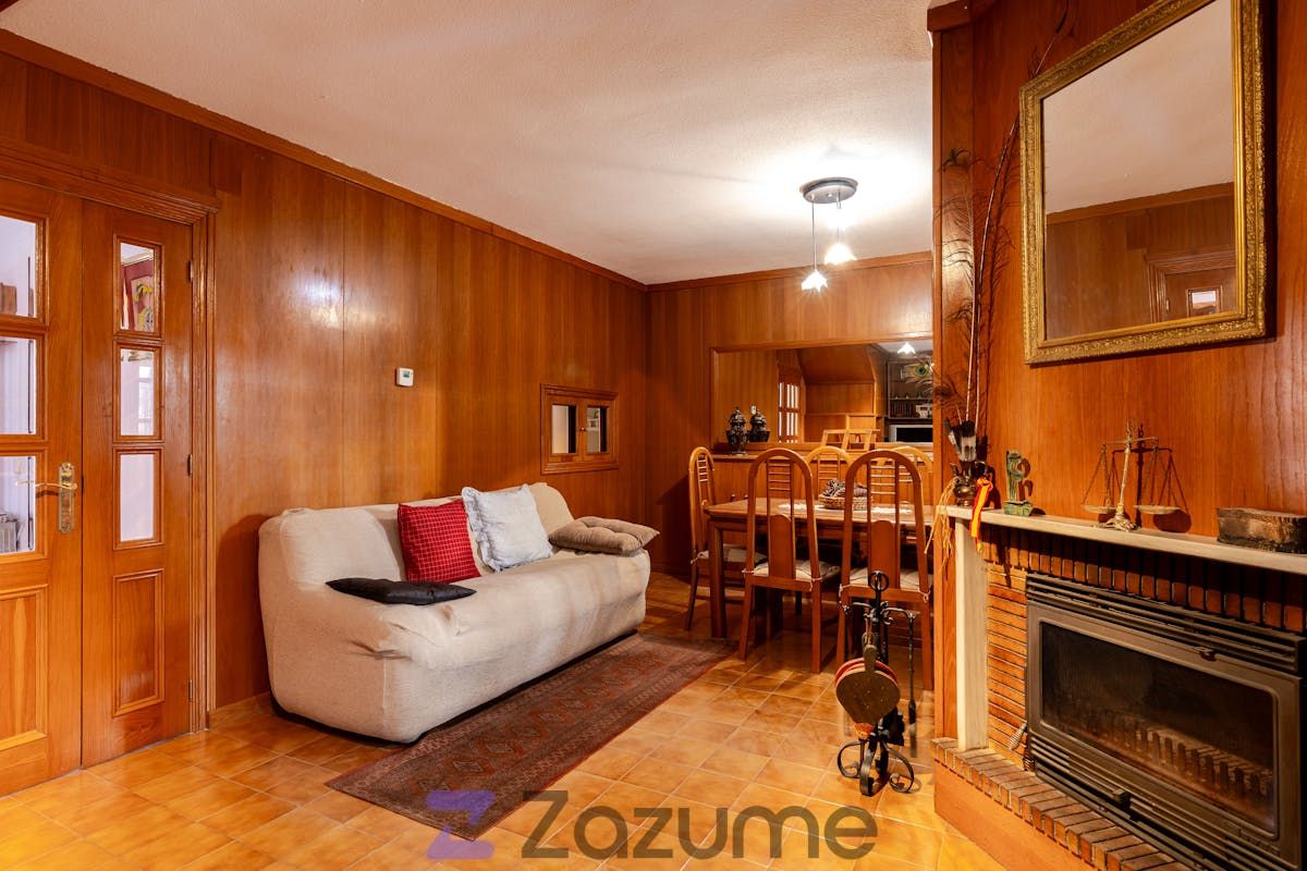 Wohnzimmer von Einfamilien-Reihenhaus miete in Getafe mit Klimaanlage, Heizung und Terrasse