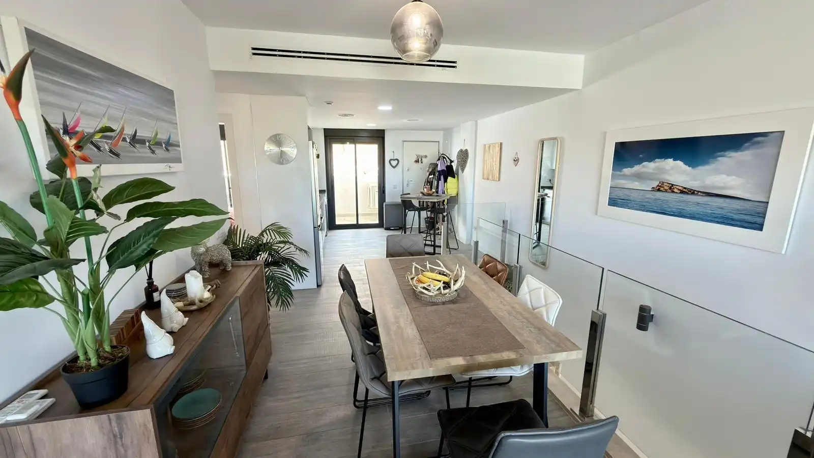 Esszimmer von Maisonette zum Verkauf in Finestrat mit Klimaanlage, Heizung und Privatgarten
