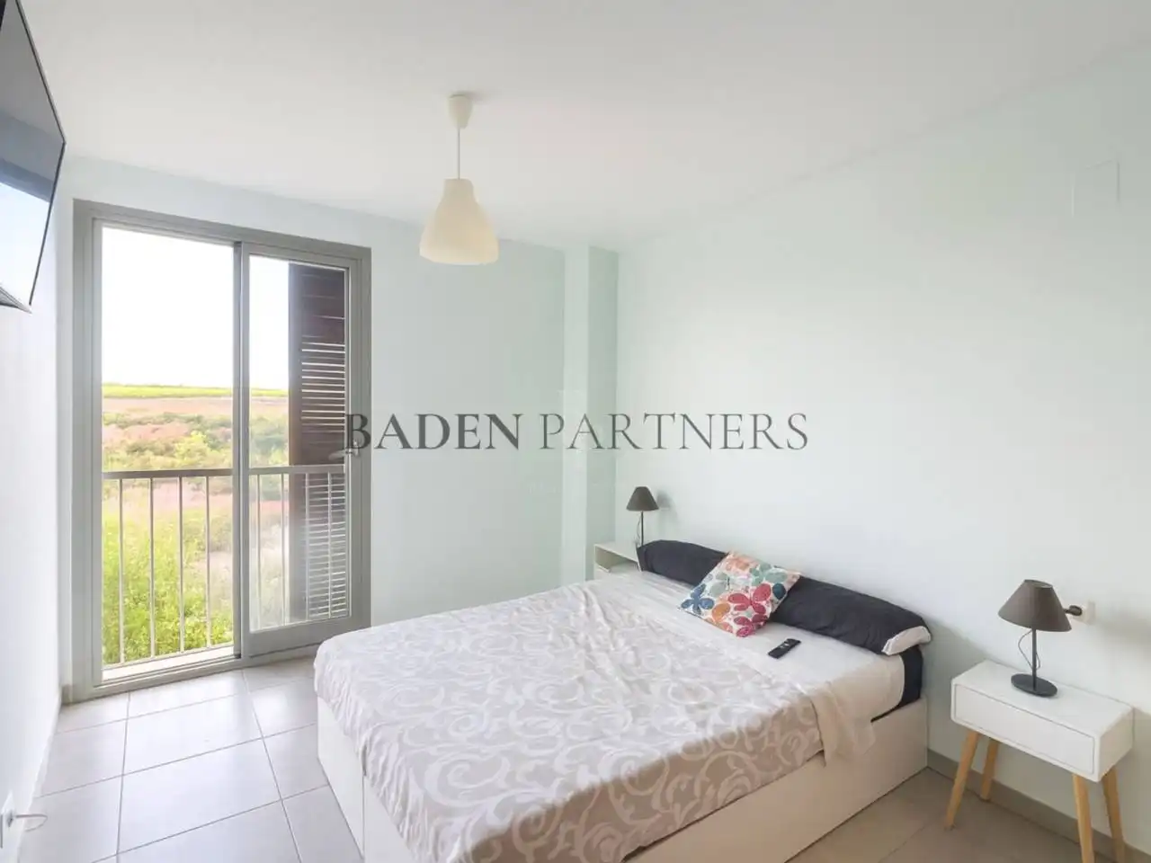 Schlafzimmer von Wohnung zur Miete in San Jorge / Sant Jordi mit Klimaanlage, Terrasse und Alarm