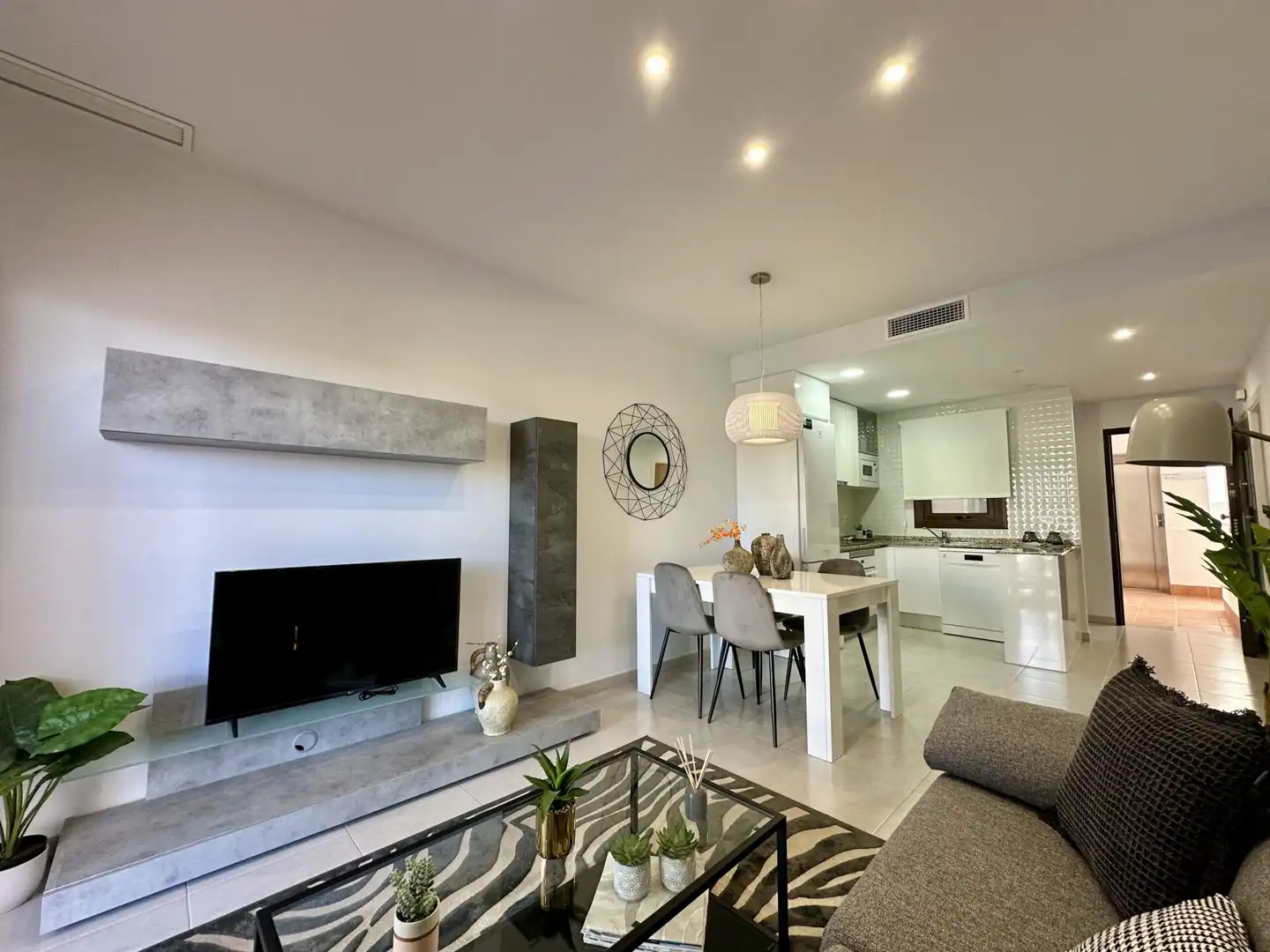 Sala de estar de Planta baja en venta en Pulpí con Jardín privado, Terraza y Piscina comunitaria