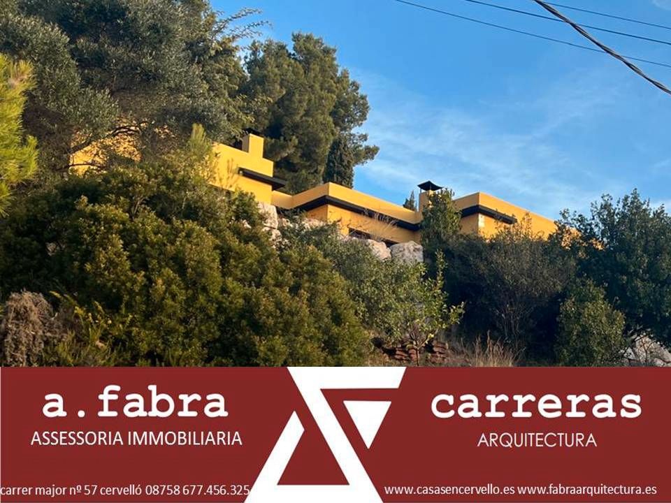 Exterior view of House or chalet for sale in Cervelló  with Heating, Private garden and Parquet flooring