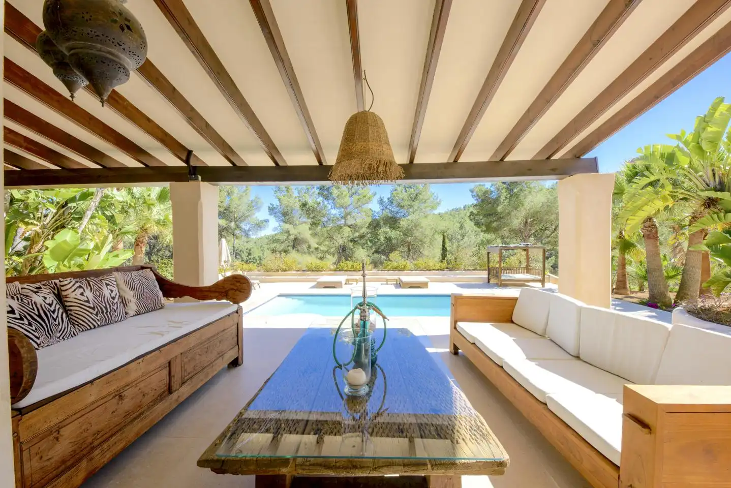 Terrace of Houses for rent in Sant Josep de sa Talaia  with Private garden, Terrace and Swimming Pool