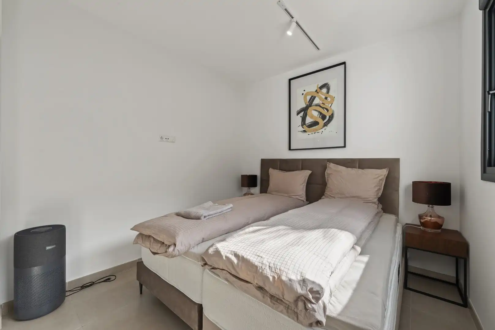 Schlafzimmer von Dachboden zum Verkauf in Mijas mit Klimaanlage, Terrasse und Schwimmbad