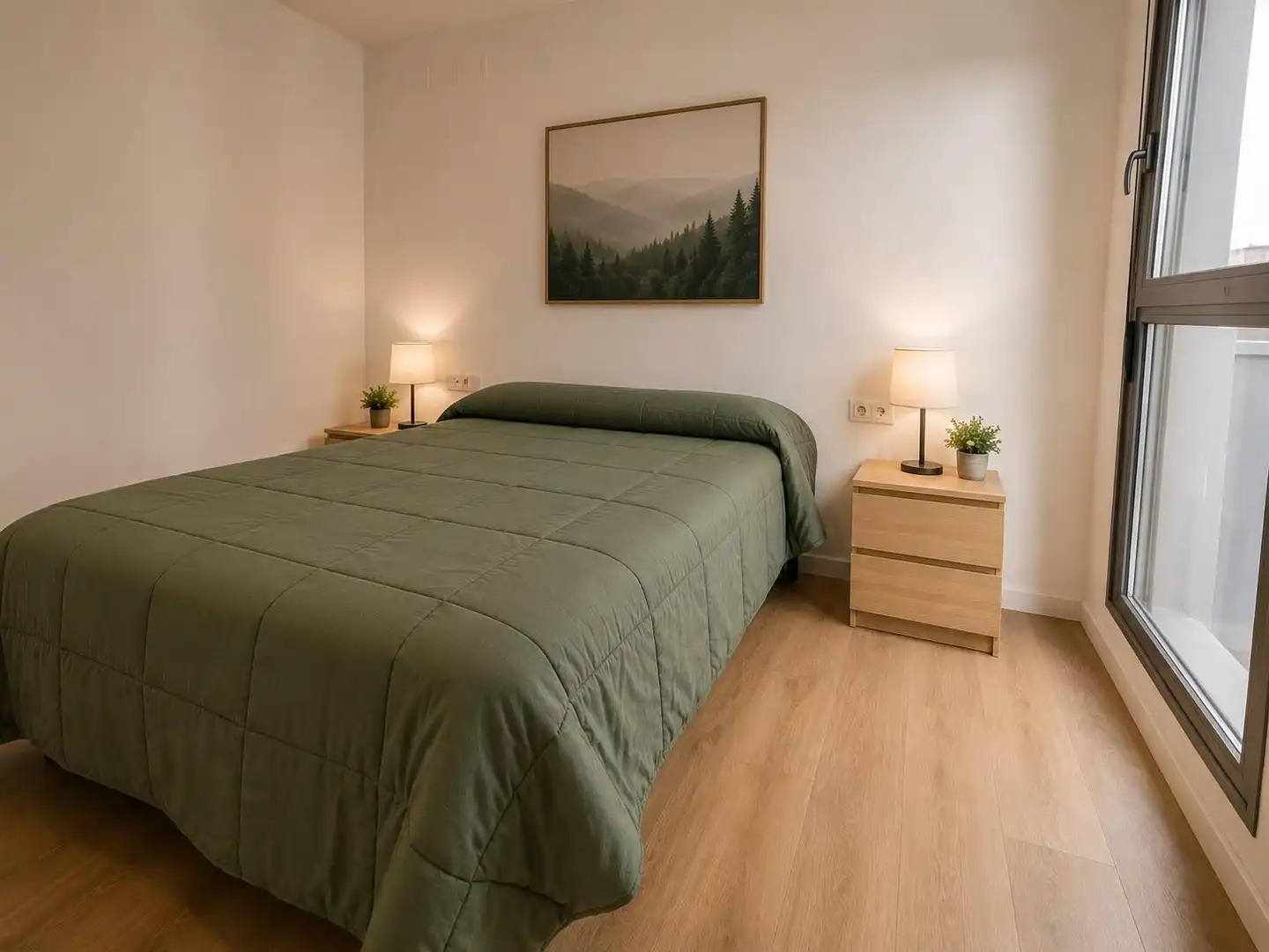 Bedroom of Flat for sale in Valencia  with Air Conditioner, Heating and Private garden