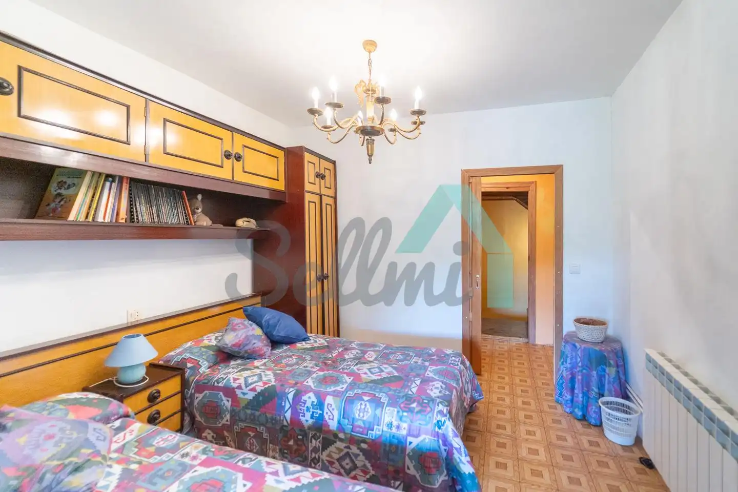 Schlafzimmer von Einfamilien-Reihenhaus zum Verkauf in Onís mit Heizung, Abstellraum und Balkon