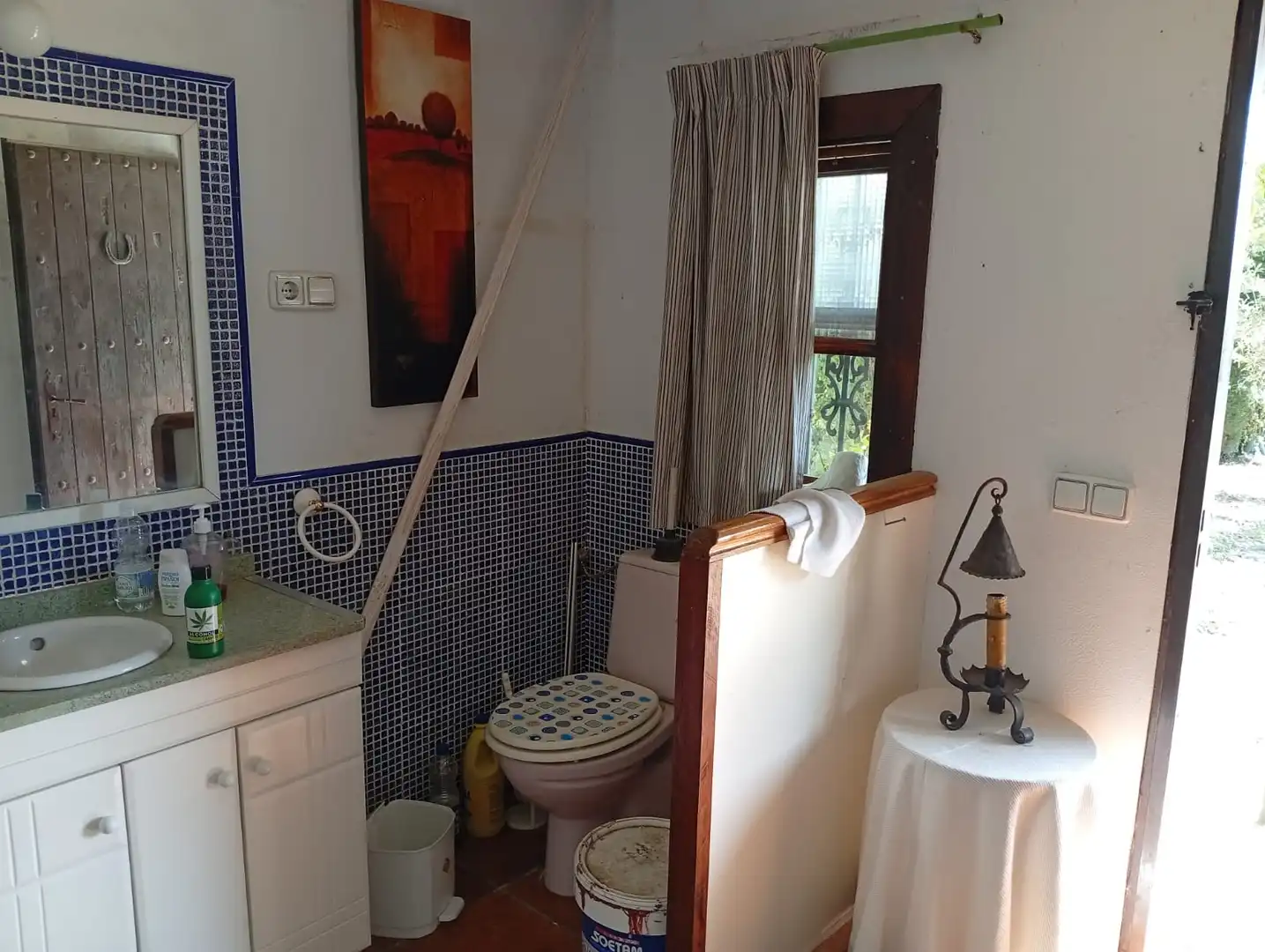 Baño de Finca rústica de alquiler en Medina Sidonia con Jardín privado, Terraza y Amueblado