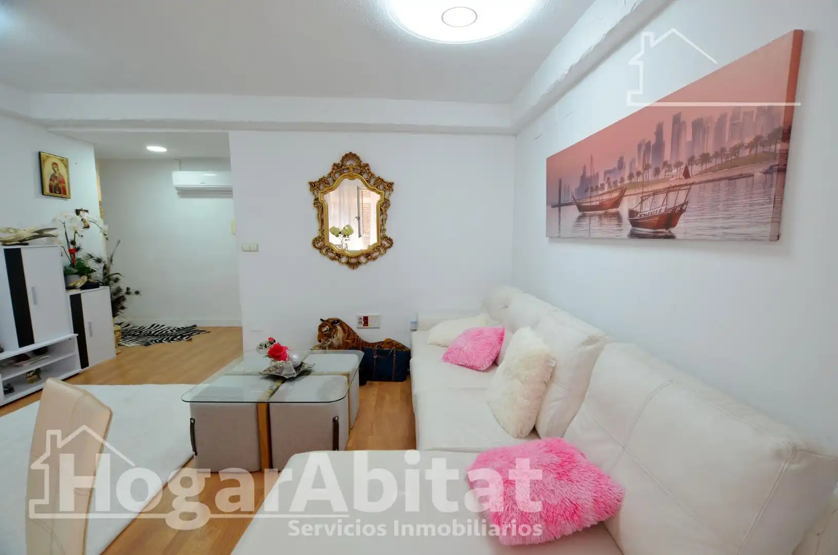 Living room of Flat for sale in Alicante / Alacant  with Air Conditioner, Heating and Terrace