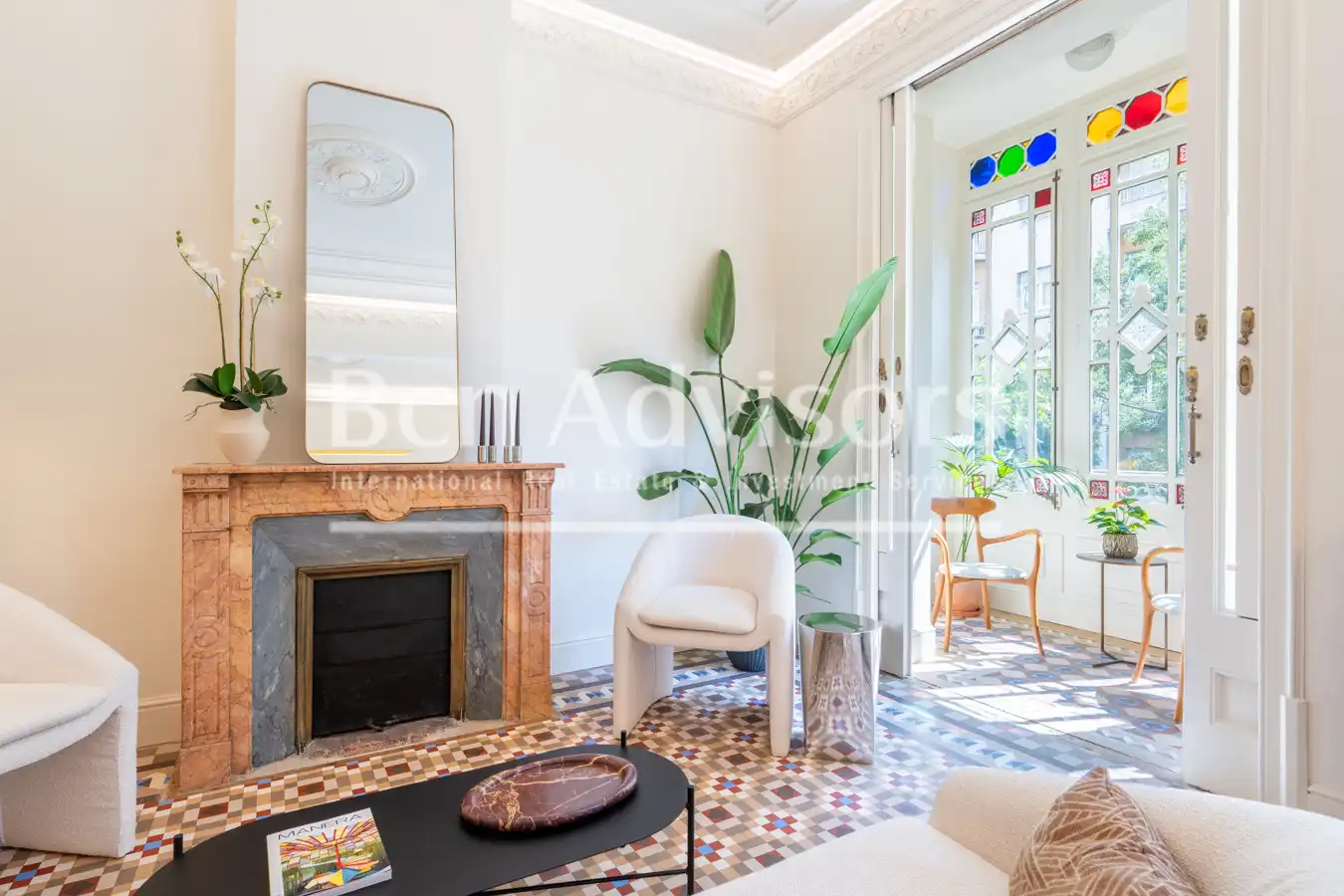 Sala d'estar de Apartament en venda en Barcelona amb Aire condicionat, Calefacció i Terrassa