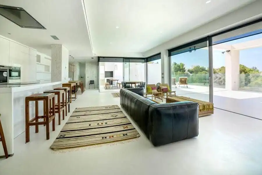 Sala de estar de Casa o chalet en venta en Benidorm con Aire acondicionado, Jardín privado y Terraza